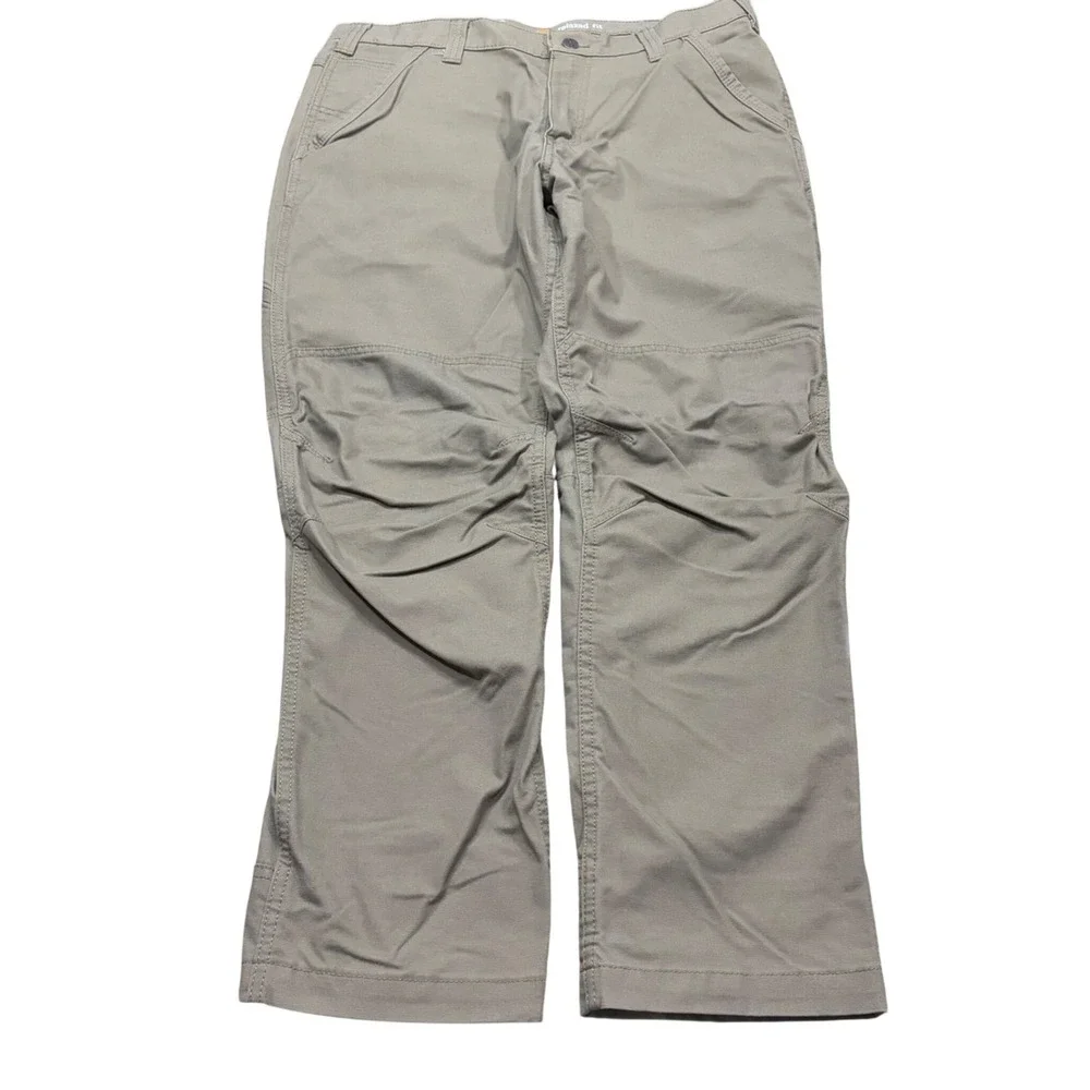 Carhartt Full Swing Relaxed Fit Canvas Work Pants Mens 36x30 Olive Green 102821